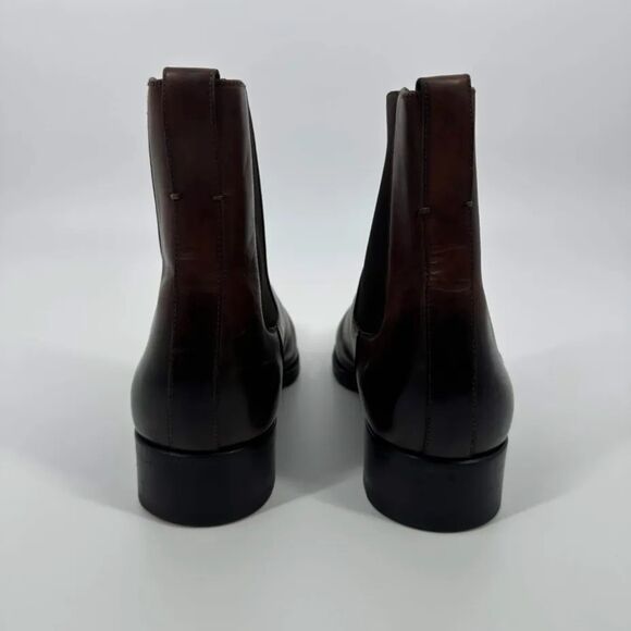 Tom Ford Elkan Cap Brown Leather Chelsea Boots Made In Italy Size 11M main image 5